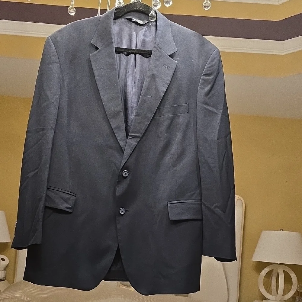 Jos. A. Bank Wool Dark Blue Men's Blazer